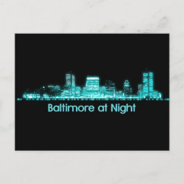 Postal Baltimore Skyline