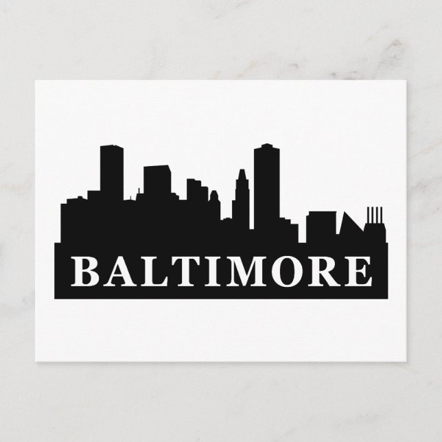 Postal Baltimore Skyline (Anverso)