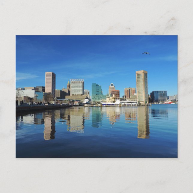 Postal Baltimore Skyline (Anverso)