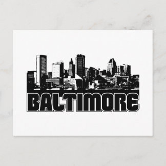 Postal Baltimore Skyline