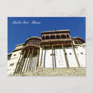 Postal Baltit Fort, Hunza Valey, Pakistán