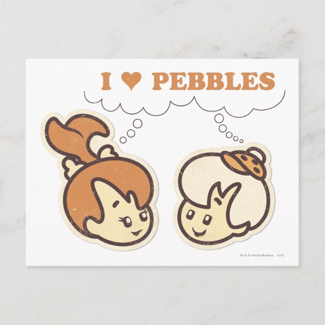 Postal Bam Bam ama a PEBBLES™ (Anverso)