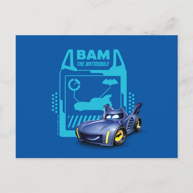 Postal Bam BatUCI™ - El Batmobile (Anverso)