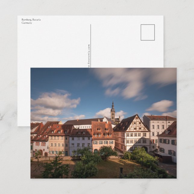 Postal Bamberg Alemania (Anverso / Reverso)