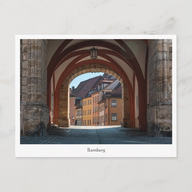 Postal Bamberg Alemania (Anverso)