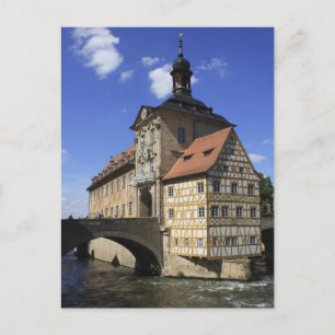 Postal Bamberg, el Rathaus de Alemania
