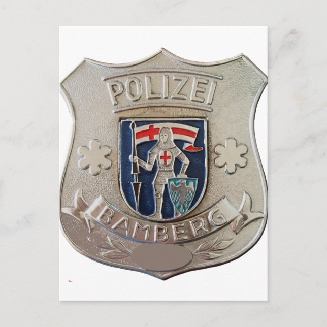 Postal Bamberg Polizei (Anverso)