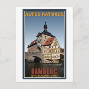 Postal Bamberg - Retrato de Altes Rathaus