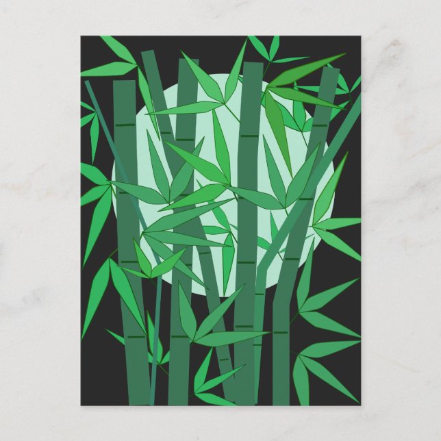 Postal Bamboo Moon (Anverso)