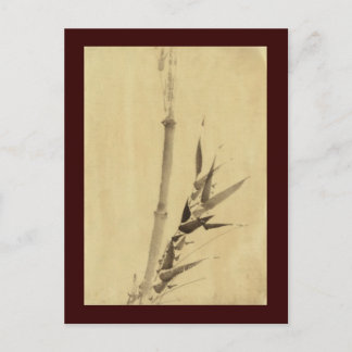 Postal Bambú, Bello Artes del japonés de Hokusai