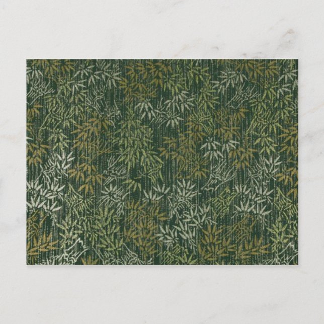 Postal Bambú de oro y plata (Anverso)