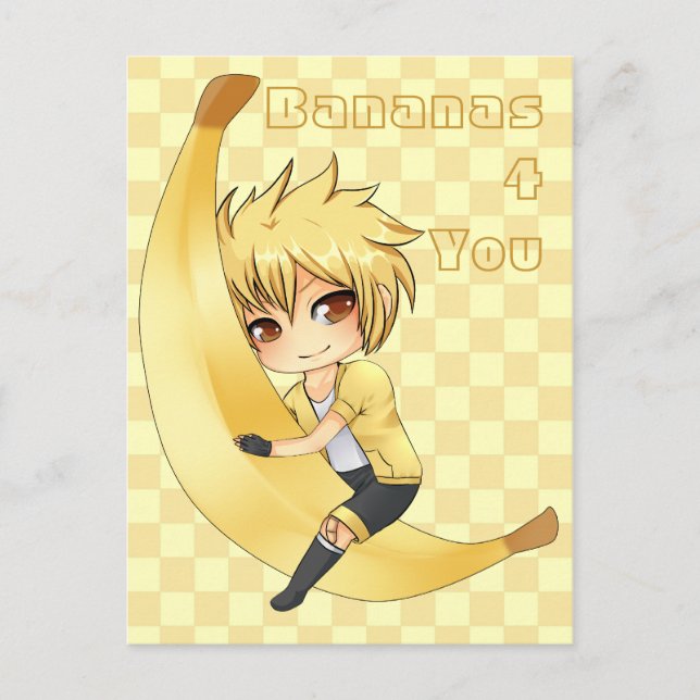Postal Banana Boy chibi (Anverso)