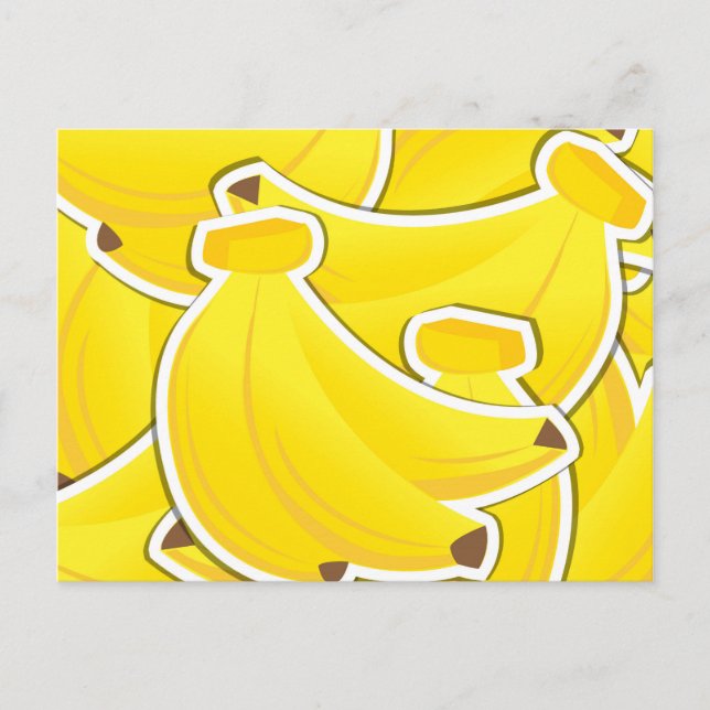 Postal Banana divertida (Anverso)