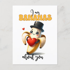 Postal banana Punny Funny Valentine