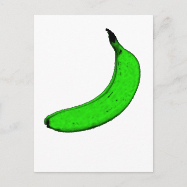 Postal banana verde (Anverso)