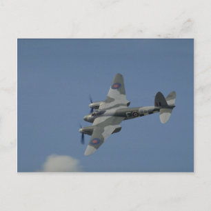 Postal Banca de De Havilland Mosquito T3, mostrando invas