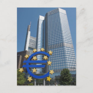 Postal Banco Central Europeo en Fráncfort del Meno