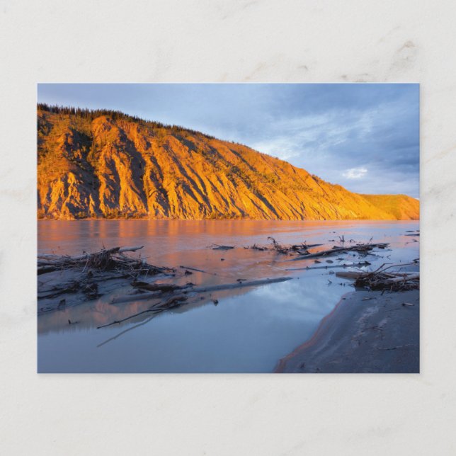 Postal Banco de arcilla del río Yukón (Anverso)