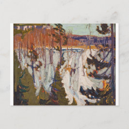 Postal Banco de Nieve Vintage de Canadá Tommy Thomson