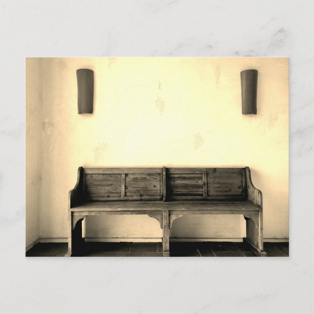 Postal Banco de vintage (Anverso)