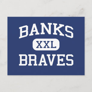 Postal Bancos - Braves - Escuela Secundaria Bancaria - Ba