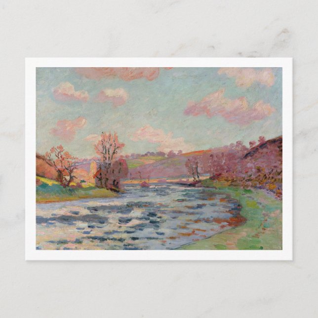 Postal Bancos del Creuse, Limousin, c.1912 (petróleo sobr (Anverso)