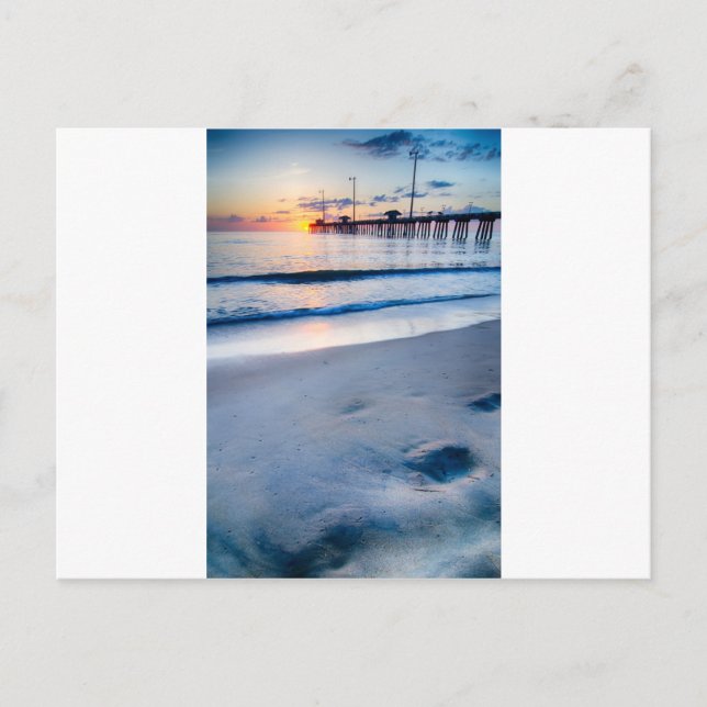 Postal bancos exteriores amanecer en cabeza de nags (Anverso)