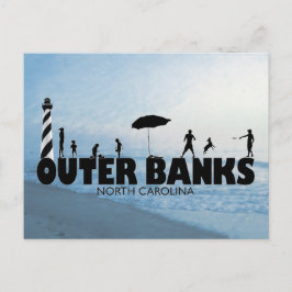 Postal Bancos exteriores "Diversión familiar"