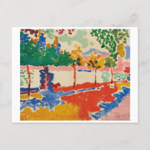 Postal Bancos fluviales Andre Derain