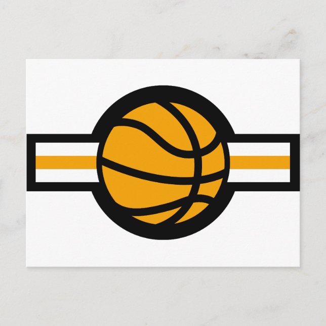 Postal banda aérea de baloncesto (Anverso)