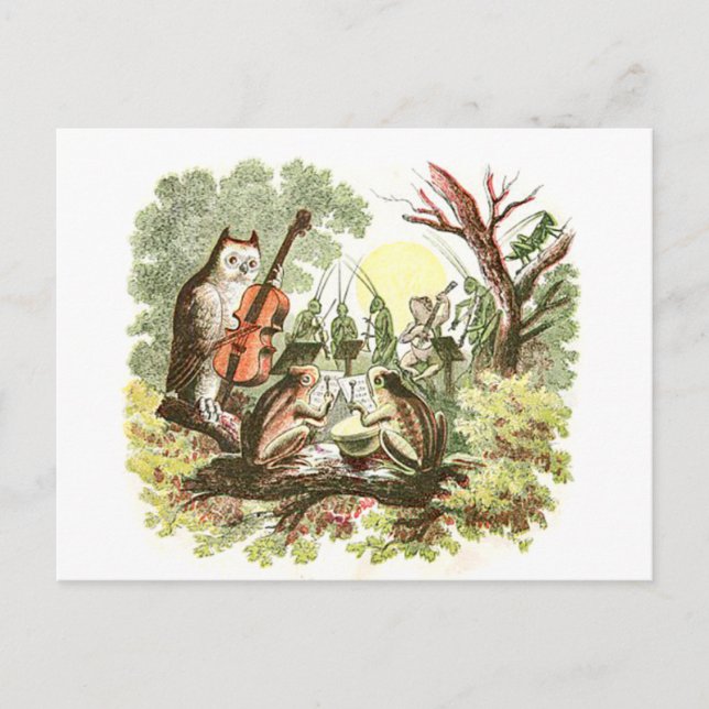 Postal Banda de animales de cosecha (Anverso)