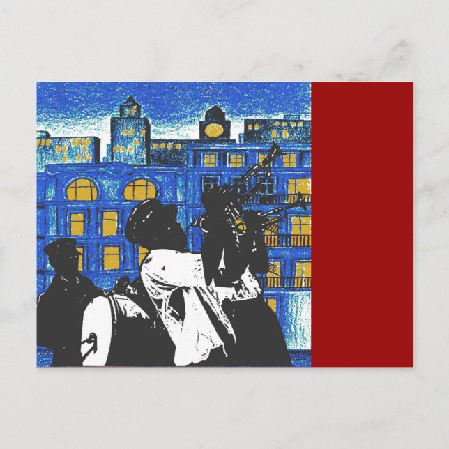 Postal Banda de bronce, Nueva Orleans (Anverso)