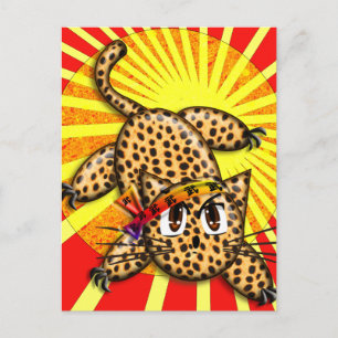 Postal Banda de cabeza arcoiris ultrapacita Anime Leopard