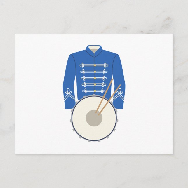 Postal Banda de marcha (Anverso)