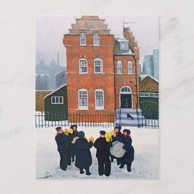 Postal Banda del Ejército de Salvación (Anverso)