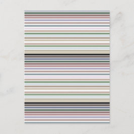 Postal Banda elegante de colores modernos