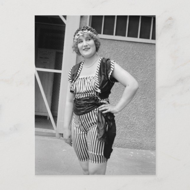 Postal Bandas de adelgazamiento, años 20 (Anverso)