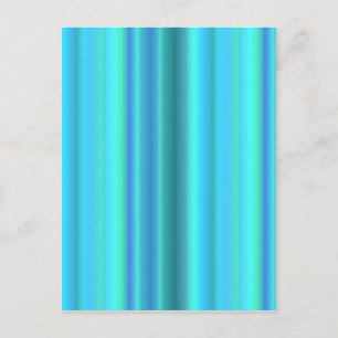 Postal Bandas de arco iris verde azul