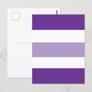 Postal Bandas de colores de dos tonos