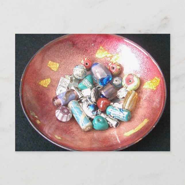 Postal Bandas de vidrio hechas a mano (Anverso)