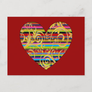 Postal Bandas florecientes
