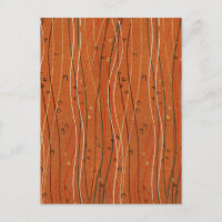 Bandas rojas onduladas: arte abstracto japonés mod