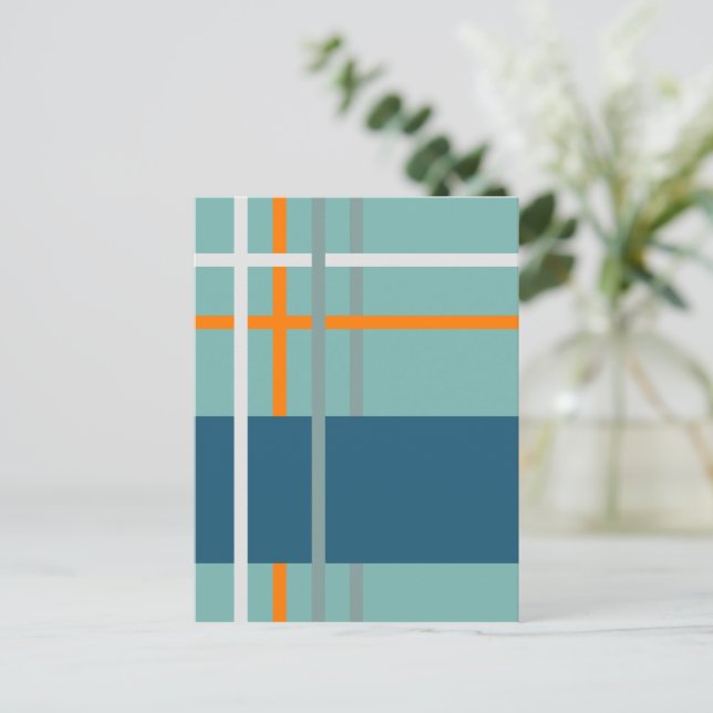 Postal Bandas tejidas 2 (Anverso de pie)