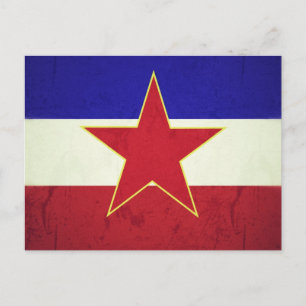 Postal Bandeira Iugoslávia