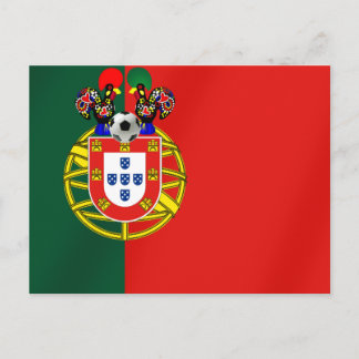 Postal Bandeira Portuguesa Classica por Fás de Portugal