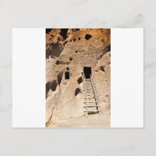 Postal Bandelier Nuevo México Petroglifos Antiguos Indios