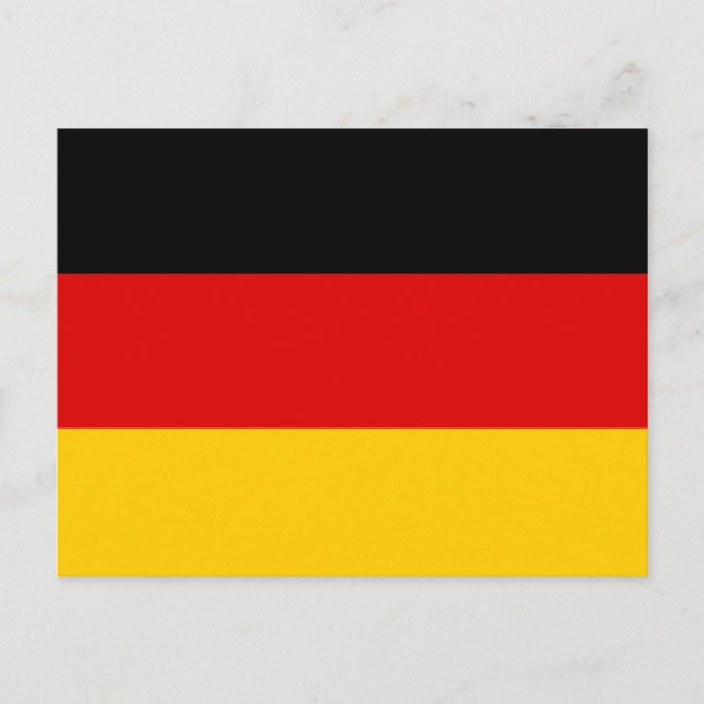 Postal Bandera alemana (Anverso)