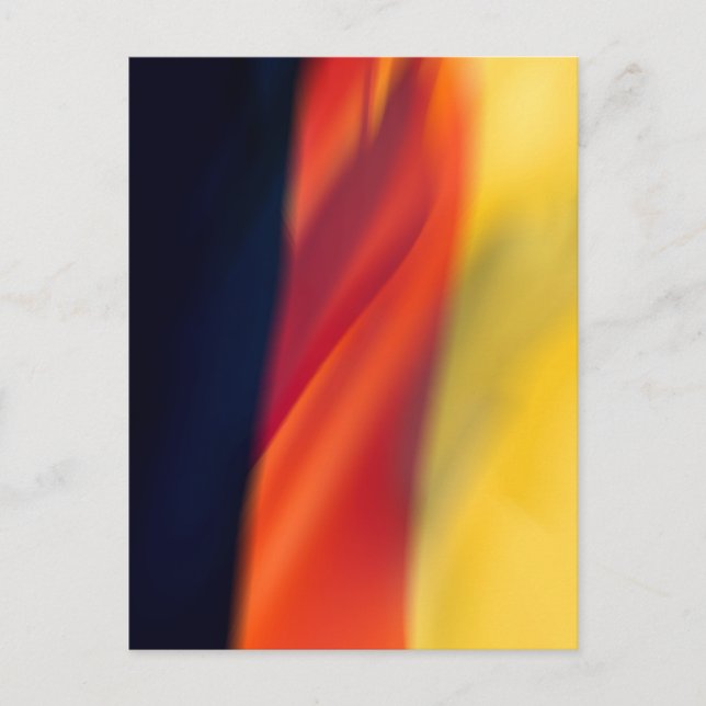 Postal Bandera alemana (Anverso)