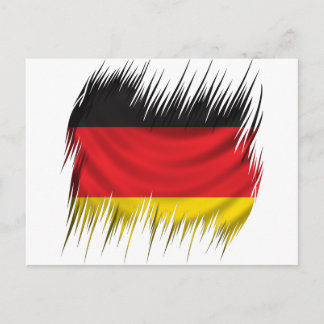 Postal Bandera alemana de Shredders