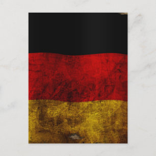 Postal Bandera alemana - Vintage